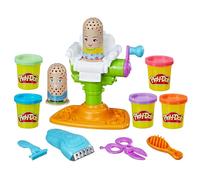 Play-Doh Buzz 'n Cut Fuzzy Pumper Barber Shop Set, Electric Buzzer, 5 Colors of 2-Ounce Cans, Preschool Toys, Christmas Gifts Girls & Boys, Ages 3+ (Amazon Exclusive)