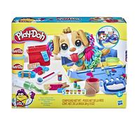 Play-Doh Care n Carry Vet Playset with Toy Dog, Carrier, 10 Tools, 5 Colours, Mu