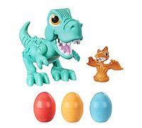 F1504FF2 Rex Dino Crew Gluttonous Tyrannosaurus, Toy for Children from 3 Years with Fun Dinosaur Sounds and 3 Eggs of 70 g, Single, Multi Colour