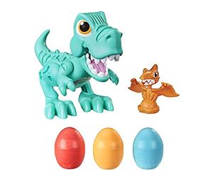 Play-Doh Dino Crew Gluttonous Tyrannosaurus, Toy for Children from 3 Years with Funny Dinosaur Sounds, Multi Colour
