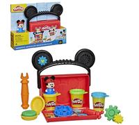 Play-Doh Disney Junior On-the-Go Garage Mickey Mouse Playset, Arts & Crafts Preschool Toys for Children Aged 2+