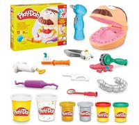 Play-Doh Drill 'n Fill Dentist Toy for Toddlers, Non-Toxic Modelling Compound Set with 6 Cans, Creative Toys for 3+ Year Old Kids
