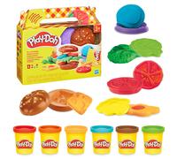 Play-Doh Grill Fun Playset, Modelling Compound BBQ Toy with Grill & Tools, Mix, Mould & Sizzle Pretend Burgers and More, Arts & Crafts Fun for Kids 3+, Non-Toxic, For Children