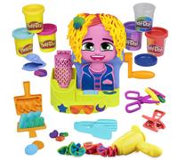 Play-Doh Hair Stylin' Salon Playset with 6 Cans, Pretend Play Toys, Ages 3+