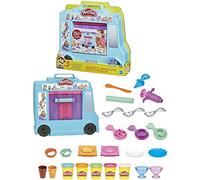 Play-Doh Ice Cream Truck Playset, Pretend Play Toy for Kids 3 Years and Up with 20 Tools, 5 Modeling Compound Colors, Over 250 Possible Combinations