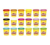Play-Doh Imagine Anything 18-Pack, Non-Toxic Modelling Compound Mini Cans for Party Bags & Classroom Rewards, Mould & Create with Bright Colours, Art