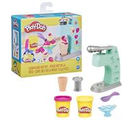 Play-Doh Kids Modeling Dough, Fun Mini Ice Cream Parlor, Play-Doh Set with Accessories and 2 Colorful Putty Pots, Children's Day Gift for Ages 3 and Up