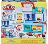 Play-Doh Kitchen Creations Busy Chef's Restaurant Playset, 2-Sided Play Kitchen