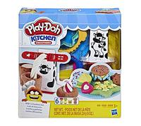 Play-Doh Kitchen Creations Milk and Cookies Set with 6 Non-Toxic Colors Including Play-Doh Confetti