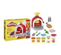 Play-Doh Kitchen Creations Pizza Oven Playset, Pretend Play Cooking Toy with Pizza Tools & 6 Tubs, Arts and Crafts for Kids Boys & Girls (3+), Non-To