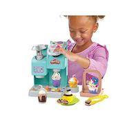 Play-Doh Kitchen Creations Super Colourful Cafe Playset With 20 Pieces One Colour