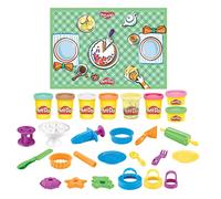 Play-Doh Kitchen Creations - Sweet Cakes Playset with 8 Colors, Playmat, Over 15 Tools