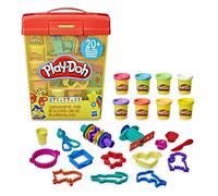 Play-Doh Large Tools and Storage Activity Set for Children Aged 3 Years and Up with 8 Non-Toxic Colours and 20-Plus Tools