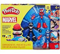 Play-Doh Marvel Hero Adventure Playset Black Panther Captain America & Spiderman