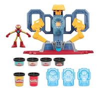Play-Doh Marvel Iron Man Armour Maker Lab Playset, Non-Toxic Modelling Compound Electronic Toy Set, Creative Toys for 4+ Year Old Kids, Arts and Crafts