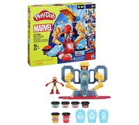 Play-Doh Marvel Iron Man Armour Maker Lab Playset, Non-Toxic Modelling Compound Electronic Toy Set, Creative Toys for 4+ Year Old Kids, Arts and Crafts