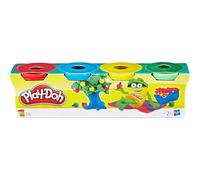 Play-Doh Mini Pack of 4 Colour Dough Tubs 224g Kids Modelling Clay Hasbro