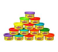 Play-Doh Hasbro Party Bag, 15 x 28 g Pots of Modelling Clay and 16 Stickers, Clay Crafting Item for Children and Girls from 2 Years