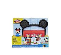 Play-Doh Disney Junior On-the-Go Garage Mickey Mouse Playset, Arts & Crafts Preschool Toys for Children Aged 2+