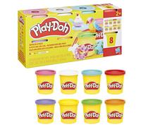 Play-Doh Rainbow Colours Modelling Compound Pack, Non-Toxic Mini Cans for Party Bags & Classroom Rewards, Mix, Mould & Create with Bright Colours, Ar