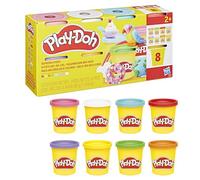 Play-Doh Rainbow Colours Modelling Compound Pack, Non-Toxic Mini Cans for Party Bags & Classroom Rewards, Mix, Mould & Create with Bright Colours, Arts & Crafts Toy for Kids 2+, Stocking Fillers