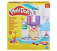 Play-Doh Rainbow Swirl Ice Cream Playset, Arts and Crafts Toys for Ages 3+