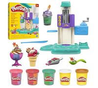 Play-Doh Rainbow Swirl Ice Cream Playset for Toddlers, Non-Toxic Modelling Compound Set, Crafts for Kids, Creative Toys for 3+ Year Olds