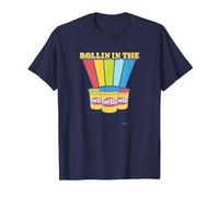 Play-Doh Rollin' in The Play-Doh Rainbow T-Shirt, Men, Navy Blue, 6X-Large