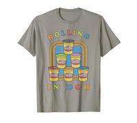 Play-Doh Rolling in Play-Doh T-Shirt, Men, Slate Grey, 3X-Large
