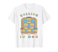 Play-Doh Rolling in Play-Doh T-Shirt, Men, White, 6X-Large