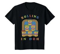 Play-Doh Rolling in Play-Doh T-Shirt, Youth, Black, Large
