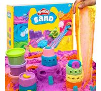 Play-Doh Sand, 6-Pack, Scented, Scented Play Sand in Resealable Cans, Sensory Bin Filler, Travel Toys, Fun Goodie Bag Stuffers, Toddler Party Favors, Gifts for Kids Age 4+