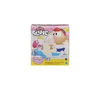 Play-Doh Slime Chewin' Charlie Slime Bubble Maker Toy for Children Aged 3 Years and Up with 2 Pots of Pink and Blue Play-Doh Slime Compound, Non-Toxic