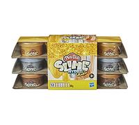 Play-Doh Slime HydroGlitz Gold Collection - 3 Different Liquid Colours - Pack of 12