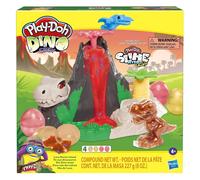 Play-Doh Slime Lava Bones Island Dino Crew Playset 4 Egg Tubs
