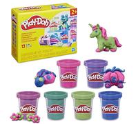 Play-Doh Sparkle Collection 6-Pack for Toddlers, Non-Toxic Modelling Compound Set with 6 Colours, Creative Toys for 2+ Year Old Kids