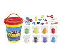 Play-Doh Squished Creative Challenge Set with 4 Activities for Kids 5 Years and Up 30 Challenge Cards Mega Can with 8 Modeling Compound Colors