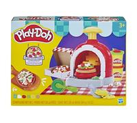 Play-Doh Stamp & Spin Pizza Playset, 8 Accessories & 5 Colours, Kids Play Food & Cooking Toys, Ages 3+