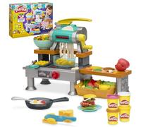 Play-Doh Super Sizzlin' Kitchen Playset, Realistic Cooking Toy Sounds, 25+ Play Foods to Create, Kids Arts & Crafts 3+