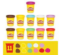 Play-Doh Super Slice Cake Playset, Non-Toxic Modelling Compound Bakery Toy with Cutters & Decorating Tools, Mould & Slice Colourful Creations, Arts &