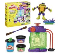 Play-Doh Teenage Mutant Ninja Turtles Mutation Station, Modelling Compound Playset, Character-Inspired Moulds & Tools, Create Classic Turtle Creations, Arts & Crafts Toy for Kids 4