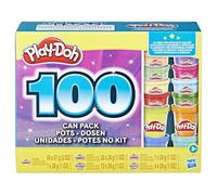 Play-Doh Wow 100 Bulk Modeling Compound Variety Pack with 100 Cans Including Sparkle, Super Shimmer, Metallic and Confetti for Kids 3 Years and Up