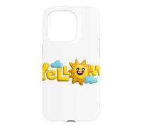 Play Doh Yellow 3D Case for iPhone 15 Pro
