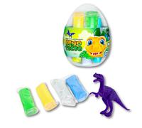 Play Dough Set Lovin Dino, 4 pcs of Colour Dough, Craft Kits for Kids - Arts and Crafts for Kids - Colour Dough Modelling and Sculpting Playdough Set - Ideal Creative Activity Kit for Children