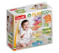 Play Eco+ Spiral Tower Evo Set for Babies and Toddlers, Marble Run