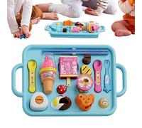 Play Food Set - Realistic Mini Meals, Colorful Toy , Durable Pretend Cooking Pieces | Engaging Hands On Activity Stimulating Creativity Imagination Learning Coordination Early Development I
