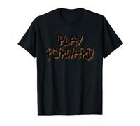 Play Forward Graffiti Typography Design Value Graphic T-Shirt