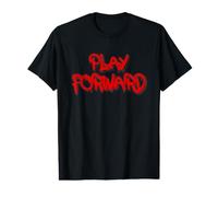 Play Forward Graffiti Typography Design Value Graphic T-Shirt