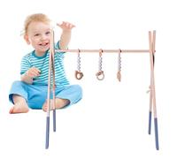 Play Gym - Foldable Wooden Frame Play Toy for s,Early Development Toys for Nursery Room, Room, Living, Early Childhood Education Center