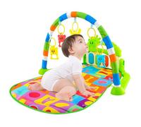 Play Gym Piano Mat - 75x58x40cm Musical Activity Center, Colorful Sensory Toy Set | Development Exercise, Motor Skill Training, Visual Auditory Stimulation, Tummy Time Growth